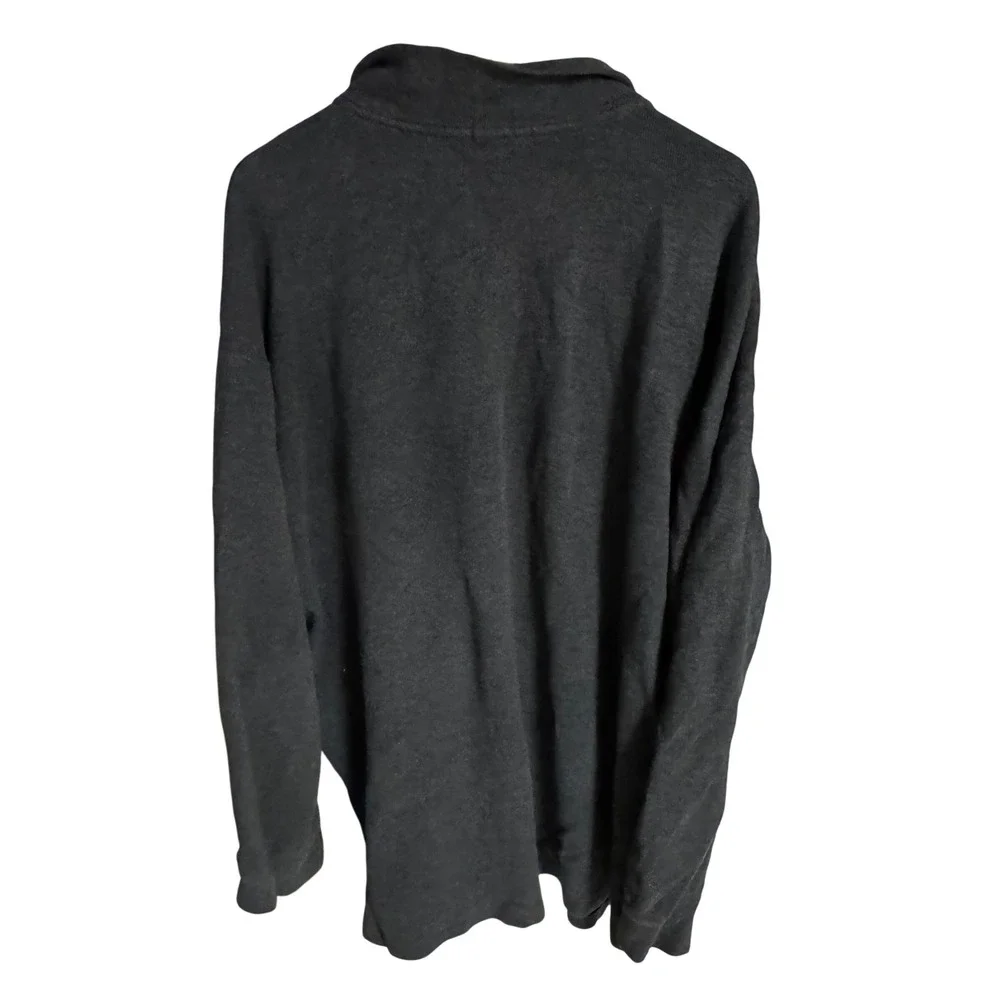 Polo Ralph Lauren Men's Dark Gray‎ 3XLT Tall Quarter Zip Pullover Sweatshirt